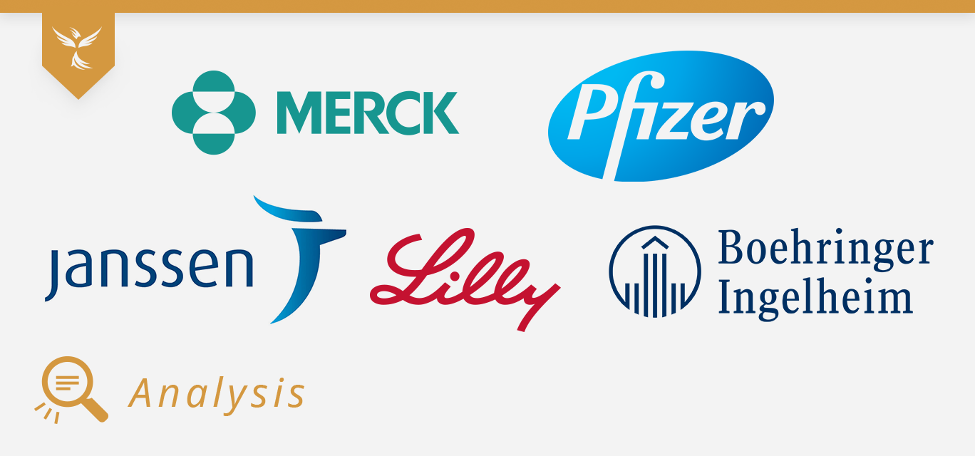 merck, pfizer, janssen, lilly, and BI cover image